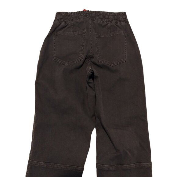 SPANX Women's Mid Rise Twill Joggers Sz XS Black‎ Stretchy Pull On Elastic Waist - Picture 6 of 9